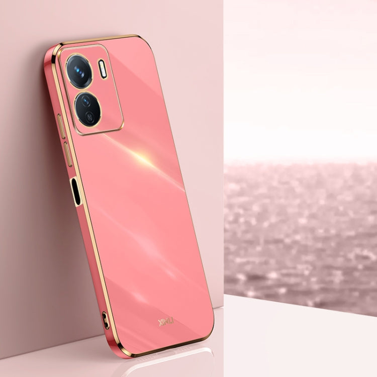 Custodia per telefono in TPU con bordo in oro con placcatura 6D XINLI, For vivo iQOO Pro, For vivo iQOO U5, For vivo iQOO Z6