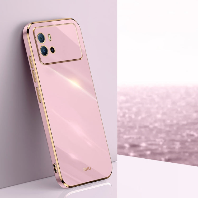 Custodia per telefono in TPU con bordo in oro con placcatura 6D XINLI, For vivo iQOO 9, For vivo S15, For vivo S15e