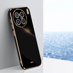 Custodia per telefono in TPU con bordo in oro con placcatura 6D XINLI, For vivo X90 Pro 5G, For vivo X Note, For vivo Y02s 4G