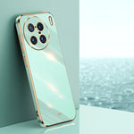 Custodia per telefono in TPU con bordo in oro con placcatura 6D XINLI, For vivo X90 Pro 5G, For vivo X Note, For vivo Y02s 4G