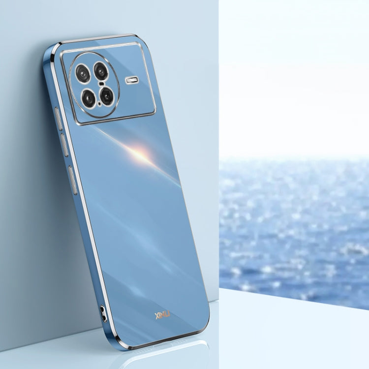 Custodia per telefono in TPU con bordo in oro con placcatura 6D XINLI, For vivo X90 Pro 5G, For vivo X Note, For vivo Y02s 4G
