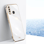Custodia per telefono in TPU con bordo in oro con placcatura 6D XINLI, For vivo Y55s 5G, For vivo Z5x, For vivo Y33s