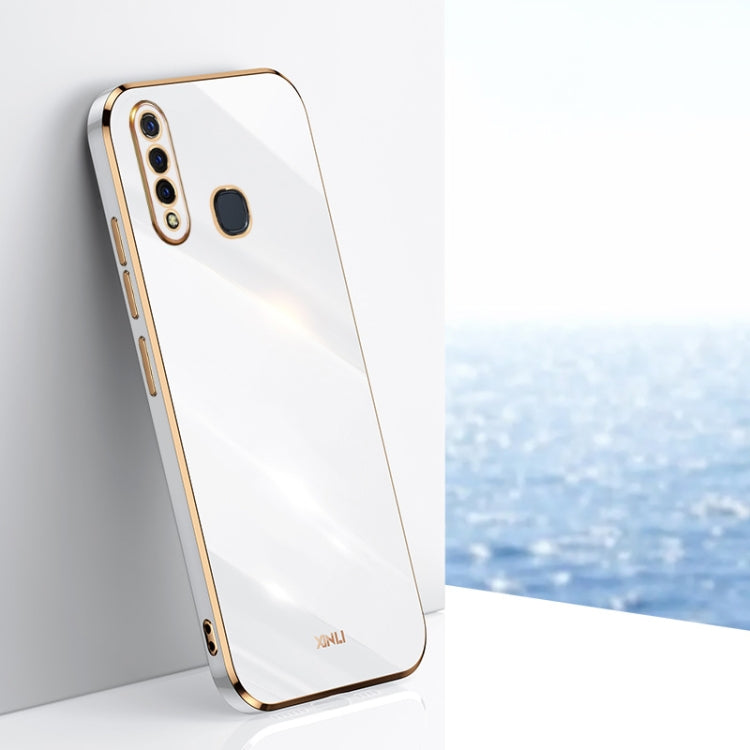 Custodia per telefono in TPU con bordo in oro con placcatura 6D XINLI, For vivo Y55s 5G, For vivo Z5x, For vivo Y33s