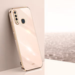 Custodia per telefono in TPU con bordo in oro con placcatura 6D XINLI, For vivo Y55s 5G, For vivo Z5x, For vivo Y33s