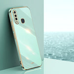 Custodia per telefono in TPU con bordo in oro con placcatura 6D XINLI, For vivo Y55s 5G, For vivo Z5x, For vivo Y33s