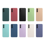 Custodia per telefono in silicone liquido imitazione, For Samsung Galaxy S23+ 5G, For Samsung Galaxy S23 Ultra 5G