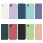 Custodia per telefono in silicone liquido imitazione, For Samsung Galaxy A22 5G, For Samsung Galaxy A23
