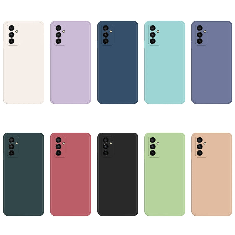 Custodia per telefono in silicone liquido imitazione, For Samsung Galaxy M23, For Samsung Galaxy M33