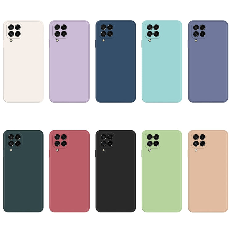 Custodia per telefono in silicone liquido imitazione, For Samsung Galaxy M53