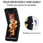 Custodia per telefono pieghevole in microfibra rombica, For Samsung Galaxy Z Flip3