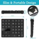 533 Tastiera numerica wireless portatile Bluetooth a 35 tasti, 533
