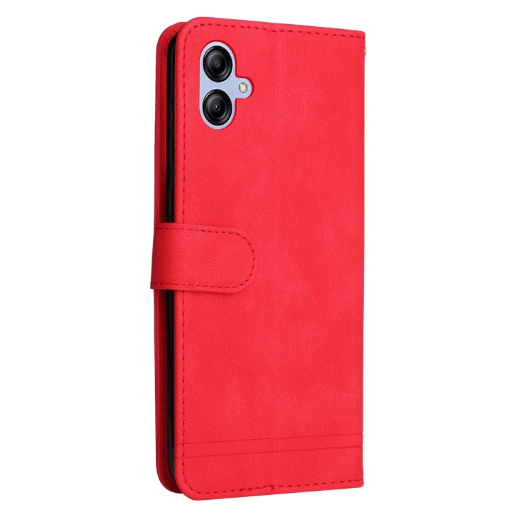 Custodia per telefono in pelle con bottone in metallo con albero della vita Skin Feel, For Samsung Galaxy A04e, For Samsung Galaxy A34 5G