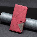 Custodia in pelle con fibbia magnetica per smartphone