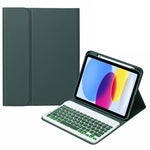 Custodia per tablet in pelle con tastiera Bluetooth retroilluminata SA-10DS con slot per penna, For iPad 10th Gen 10.9 2022