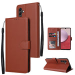 Custodia per telefono in pelle multifunzionale con 3 slot per schede, For Samsung Galaxy A14 5G, For Xiaomi Redmi Note 12 China, For Xiaomi Redmi Note 12 Pro 5G China