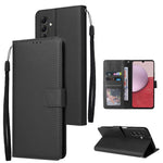 Custodia per telefono in pelle multifunzionale con 3 slot per schede, For Samsung Galaxy A14 5G, For Xiaomi Redmi Note 12 China, For Xiaomi Redmi Note 12 Pro 5G China