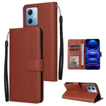 Custodia per telefono in pelle multifunzionale con 3 slot per schede, For Samsung Galaxy A14 5G, For Xiaomi Redmi Note 12 China, For Xiaomi Redmi Note 12 Pro 5G China