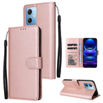 Custodia per telefono in pelle multifunzionale con 3 slot per schede, For Samsung Galaxy A14 5G, For Xiaomi Redmi Note 12 China, For Xiaomi Redmi Note 12 Pro 5G China