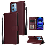 Custodia per telefono in pelle multifunzionale con 3 slot per schede, For Samsung Galaxy A14 5G, For Xiaomi Redmi Note 12 China, For Xiaomi Redmi Note 12 Pro 5G China