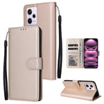 Custodia per telefono in pelle multifunzionale con 3 slot per schede, For Samsung Galaxy A14 5G, For Xiaomi Redmi Note 12 China, For Xiaomi Redmi Note 12 Pro 5G China