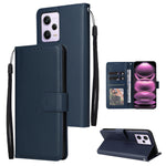 Custodia per telefono in pelle multifunzionale con 3 slot per schede, For Samsung Galaxy A14 5G, For Xiaomi Redmi Note 12 China, For Xiaomi Redmi Note 12 Pro 5G China