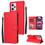 Custodia per telefono in pelle multifunzionale con 3 slot per schede, For Samsung Galaxy A14 5G, For Xiaomi Redmi Note 12 China, For Xiaomi Redmi Note 12 Pro 5G China