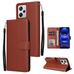 Custodia per telefono in pelle multifunzionale con 3 slot per schede, For Xiaomi Redmi Note 12 Pro+ China
