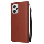 Custodia per telefono in pelle multifunzionale con 3 slot per schede, For Xiaomi Redmi Note 12 Pro+ China