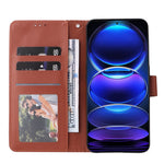 Custodia per telefono in pelle multifunzionale con 3 slot per schede, For Xiaomi Redmi Note 12 Pro+ China