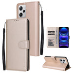 Custodia per telefono in pelle multifunzionale con 3 slot per schede, For Xiaomi Redmi Note 12 Pro+ China