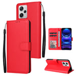 Custodia per telefono in pelle multifunzionale con 3 slot per schede, For Xiaomi Redmi Note 12 Pro+ China