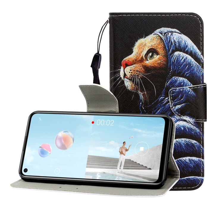 Custodia portafoglio in pelle flip per Huawei Nova 7 Pro