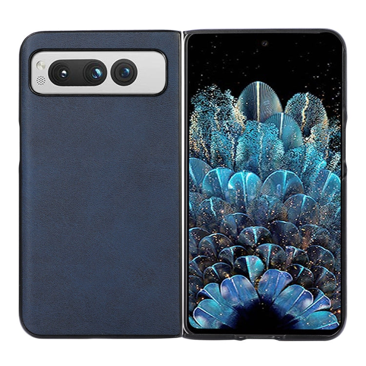 Custodia per telefono antiurto in vitello bicolore, For Google Pixel Fold