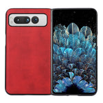 Custodia per telefono antiurto in vitello bicolore, For Google Pixel Fold