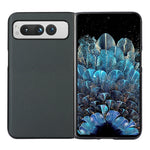 Custodia per telefono in vera pelle con trama in pelle di agnello, For Google Pixel Fold