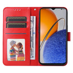 Custodia per telefono in pelle di girasole goffrata, For Huawei nova Y61, For Realme 10 4G Global, For Realme 10 Pro 5G, For Realme 10 Pro+ 5G