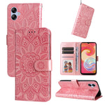 Custodia per telefono in pelle di girasole goffrata, For Samsung Galaxy A04e, For Samsung Galaxy A34 5G