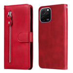 Custodia per telefono in pelle con cerniera in vitello, For Huawei nova Y61, For Realme 10 4G Global, For Realme 10 Pro 5G, For Realme 10 Pro+ 5G