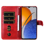 Custodia per telefono in pelle con cerniera in vitello, For Huawei nova Y61, For Realme 10 4G Global, For Realme 10 Pro 5G, For Realme 10 Pro+ 5G