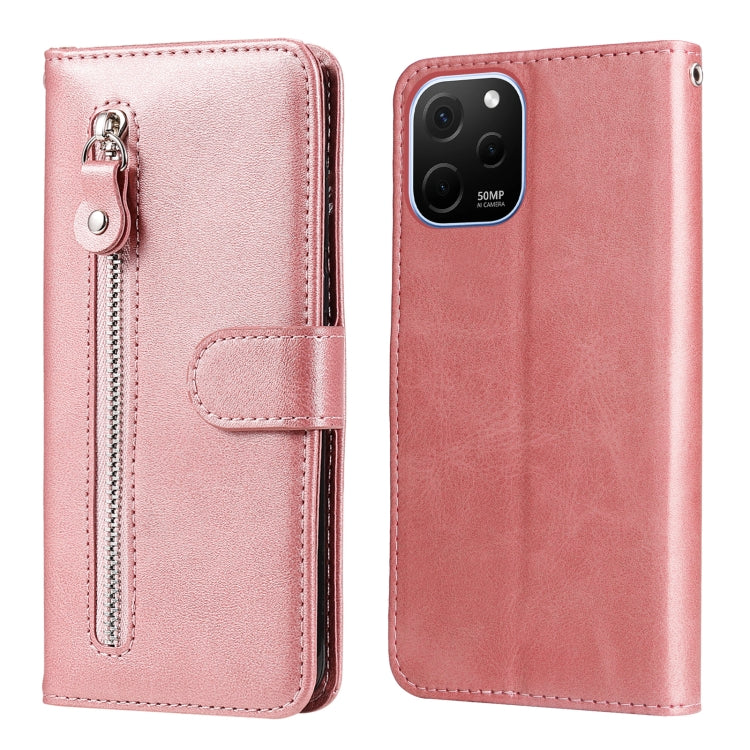 Custodia per telefono in pelle con cerniera in vitello, For Huawei nova Y61, For Realme 10 4G Global, For Realme 10 Pro 5G, For Realme 10 Pro+ 5G