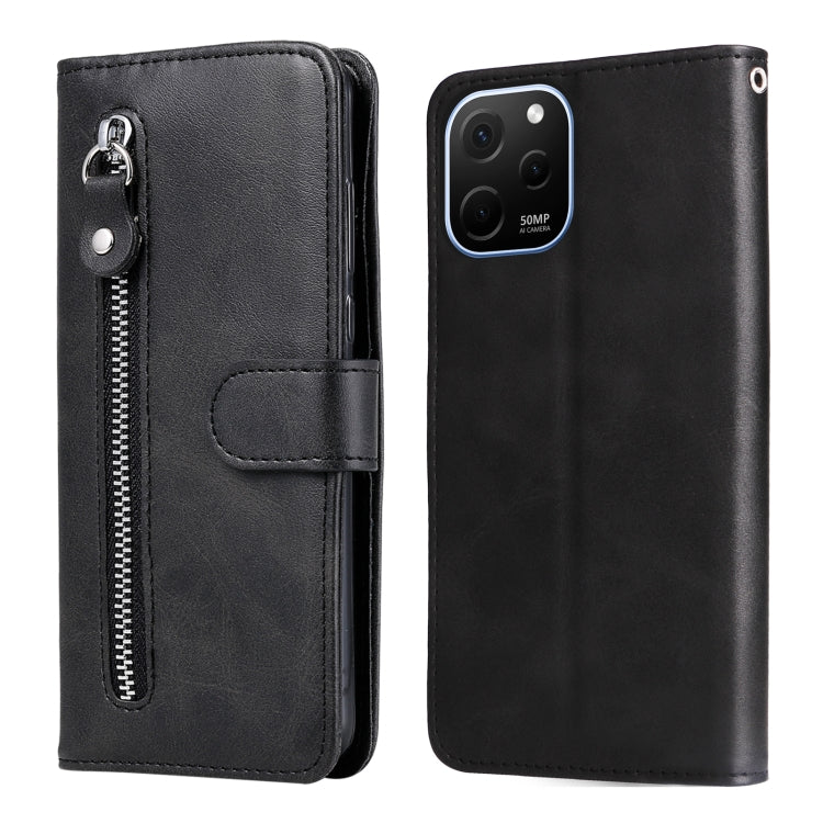 Custodia per telefono in pelle con cerniera in vitello, For Huawei nova Y61, For Realme 10 4G Global, For Realme 10 Pro 5G, For Realme 10 Pro+ 5G