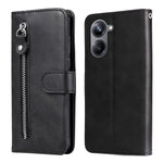 Custodia per telefono in pelle con cerniera in vitello, For Huawei nova Y61, For Realme 10 4G Global, For Realme 10 Pro 5G, For Realme 10 Pro+ 5G