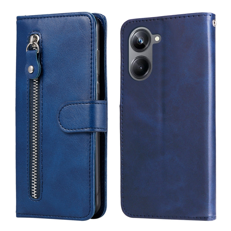 Custodia per telefono in pelle con cerniera in vitello, For Huawei nova Y61, For Realme 10 4G Global, For Realme 10 Pro 5G, For Realme 10 Pro+ 5G