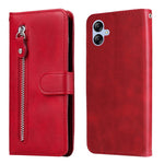 Custodia per telefono in pelle con cerniera in vitello, For Samsung Galaxy A04e, For Samsung Galaxy A34 5G