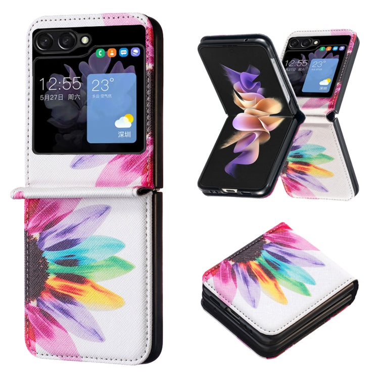 Custodia in pelle colorata per Samsung Galaxy Z Flip5