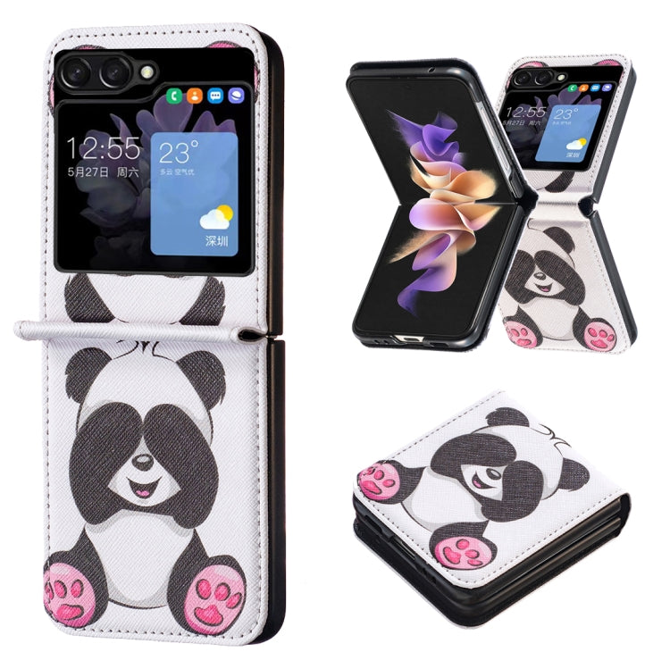 Custodia in pelle colorata per Samsung Galaxy Z Flip5