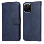 Custodia per telefono in pelle a conchiglia con struttura in vitello classico, For Huawei nova Y61, For Realme 10 4G Global, For Realme 10 Pro 5G, For Realme 10 Pro+ 5G