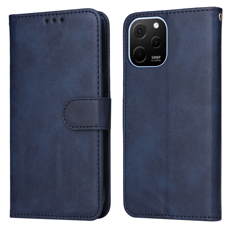 Custodia per telefono in pelle a conchiglia con struttura in vitello classico, For Huawei nova Y61, For Realme 10 4G Global, For Realme 10 Pro 5G, For Realme 10 Pro+ 5G