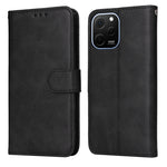 Custodia per telefono in pelle a conchiglia con struttura in vitello classico, For Huawei nova Y61, For Realme 10 4G Global, For Realme 10 Pro 5G, For Realme 10 Pro+ 5G