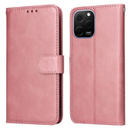 Custodia per telefono in pelle a conchiglia con struttura in vitello classico, For Huawei nova Y61, For Realme 10 4G Global, For Realme 10 Pro 5G, For Realme 10 Pro+ 5G